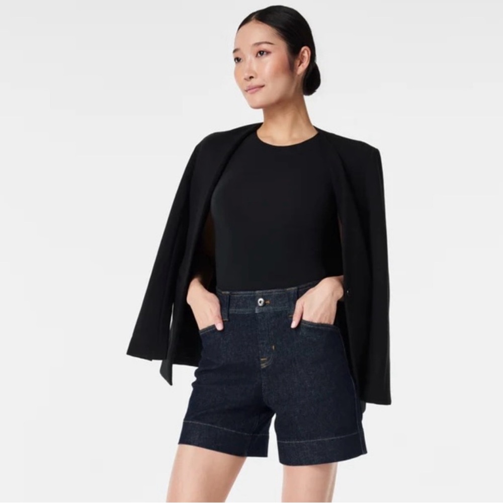 SPANX Denim Trouser Short, 6”